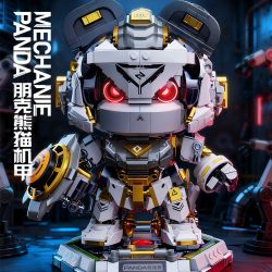 Hopeful 89142 Mechanie Panda Xếp hình lắp ráp ghép mô hình Punk Panda Mecha