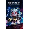 Hopeful 89142 Mechanie Panda Xếp hình lắp ráp ghép mô hình Punk Panda Mecha
