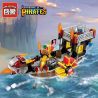 Enlighten 1307 Qman 1307 non  TÀU CON TRAI CỦA BIỂN CẢ bộ đồ chơi xếp lắp ráp ghép mô hình Pirates Of The Caribbean LEGENDARY PIRATES Cướp Biển Vùng Caribe 345 khối