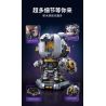 Hopeful 89142 Mechanie Panda Xếp hình lắp ráp ghép mô hình Punk Panda Mecha