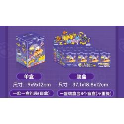 FUNIFY W8109 Xếp hình lắp ráp ghép mô hình Ban nhạc Hululu: Tuyển dụng 8 loại cabin Meow Meow