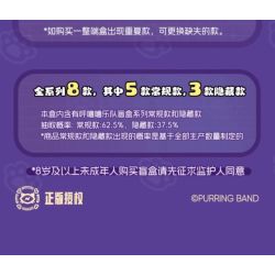 FUNIFY W8109 Xếp hình lắp ráp ghép mô hình Ban nhạc Hululu: Tuyển dụng 8 loại cabin Meow Meow