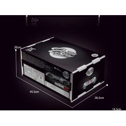 EIKEE Y18004 F80 3.0T V6 Xếp hình lắp ráp ghép mô hình Ferrari F80