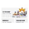 Gobricks B2025M Moon Station Xếp hình lắp ráp ghép mô hình Loa thông minh Xiaodu đế mặt trăng FUN
