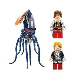 Enlighten 1305 Qman 1305 non  MỰC MÁY CỦA HẢI TẶC bộ đồ chơi xếp lắp ráp ghép mô hình Pirates Of The Caribbean LEGENDARY PIRATES Cướp Biển Vùng Caribe 231 khối