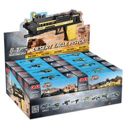 GUDI 40604 Xếp hình lắp ráp ghép mô hình Siêu tích lũy Elite: Desert Eagle 8 tổ hợp