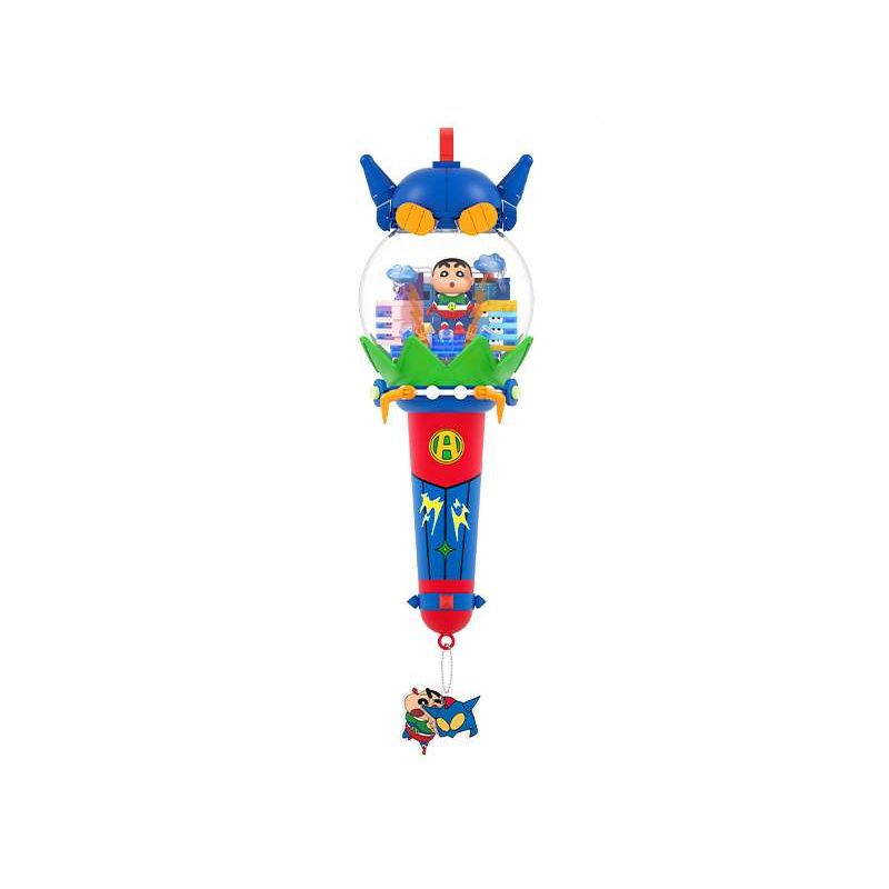 AREA-X AB0159 Xếp hình lắp ráp ghép mô hình Crayon Shin-chan Dynamic Energy Stick: Dynamic Superman Show