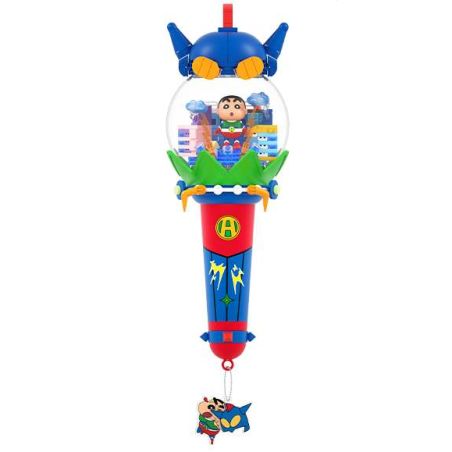 AREA-X AB0159 Xếp hình lắp ráp ghép mô hình Crayon Shin-chan Dynamic Energy Stick: Dynamic Superman Show