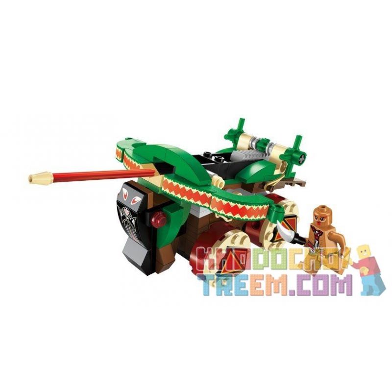 Enlighten 1304 Qman 1304 non  MÁY BẮN TÊN CỦA THỔ DÂN bộ đồ chơi xếp lắp ráp ghép mô hình Pirates Of The Caribbean LEGENDARY PIRATES Cướp Biển Vùng Caribe 146 khối