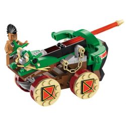 Enlighten 1304 Qman 1304 non  MÁY BẮN TÊN CỦA THỔ DÂN bộ đồ chơi xếp lắp ráp ghép mô hình Pirates Of The Caribbean LEGENDARY PIRATES Cướp Biển Vùng Caribe 146 khối