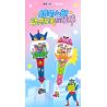 AREA-X AB0160 Xếp hình lắp ráp ghép mô hình Bút hỗ trợ năng lượng năng động Crayon Shin-chan: Tỷ lệ sô cô la hạnh phúc