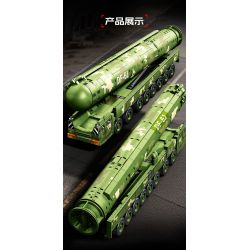 SEMBO 203265 Xếp hình lắp ráp ghép mô hình Tên lửa liên lục địa Dongfeng-61 1:45
