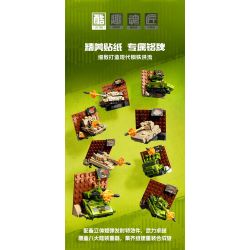 SEMBO 203253 SEMBO 203254 SEMBO 203255 SEMBO 203256 SEMBO 203257 SEMBO 203258 SEMBO 203259 SEMBO 203260 Xếp hình lắp ráp ghép mô hình Nam châm gắn tủ lạnh văn hóa quân sự sáng tạo 8 loại