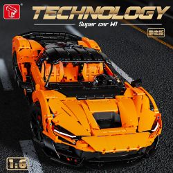 Tagore T5051 McLaren W1 Xếp hình lắp ráp ghép mô hình Siêu xe McLaren W1 1:6