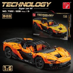 Tagore T5051 McLaren W1 Xếp hình lắp ráp ghép mô hình Siêu xe McLaren W1 1:6