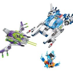 Enlighten 1616 Qman 1616 non  NGĂN CHẶN PHI THUYỀN SÁT THỦ NGƯỜI NGOÀI HÀNH TINH bộ đồ chơi xếp lắp ráp ghép mô hình Space Adventure SPACE ADVENTURE ALIEN JET ASSAULT Thám Hiểm Không Gian 517 khối