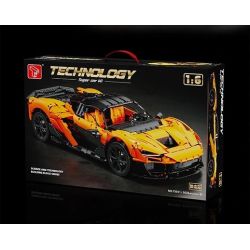Tagore T5051 McLaren W1 Xếp hình lắp ráp ghép mô hình Siêu xe McLaren W1 1:6