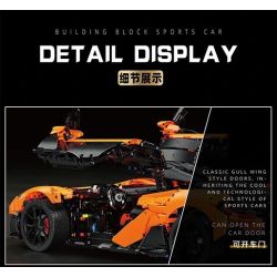 Tagore T5051 McLaren W1 Xếp hình lắp ráp ghép mô hình Siêu xe McLaren W1 1:6
