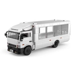 Pibo PB8837 Xếp hình lắp ráp ghép mô hình Người tiên phong chắp cánh ước mơ: Xe đầu kéo chở hàng Mitsubishi