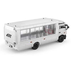 Pibo PB8837 Xếp hình lắp ráp ghép mô hình Người tiên phong chắp cánh ước mơ: Xe đầu kéo chở hàng Mitsubishi