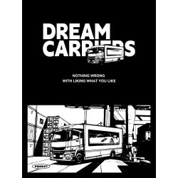 Pibo PB8837 Xếp hình lắp ráp ghép mô hình Người tiên phong chắp cánh ước mơ: Xe đầu kéo chở hàng Mitsubishi