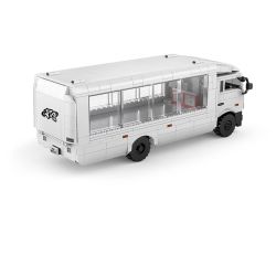 Pibo PB8837 Xếp hình lắp ráp ghép mô hình Người tiên phong chắp cánh ước mơ: Xe đầu kéo chở hàng Mitsubishi