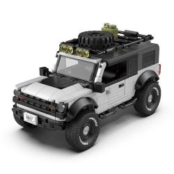 Pibo PB8847 Xếp hình lắp ráp ghép mô hình Thợ săn Ford 1:32