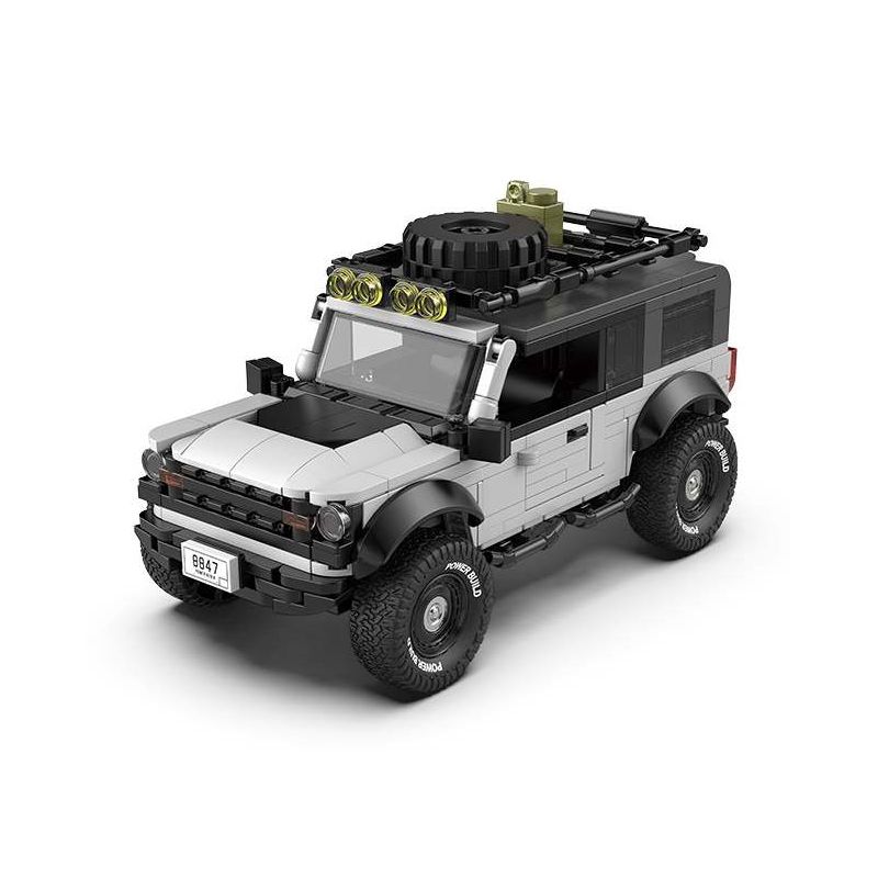 Pibo PB8847 Xếp hình lắp ráp ghép mô hình Thợ săn Ford 1:32