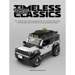 Pibo PB8847 Xếp hình lắp ráp ghép mô hình Thợ săn Ford 1:32