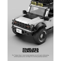 Pibo PB8847 Xếp hình lắp ráp ghép mô hình Thợ săn Ford 1:32