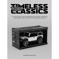 Pibo PB8847 Xếp hình lắp ráp ghép mô hình Thợ săn Ford 1:32