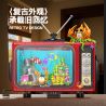 GULY 60518 Retro TV Xếp hình lắp ráp ghép mô hình truyền hình cổ điển