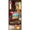 GULY 60518 Retro TV Xếp hình lắp ráp ghép mô hình truyền hình cổ điển