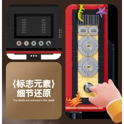 GULY 60518 Retro TV Xếp hình lắp ráp ghép mô hình truyền hình cổ điển