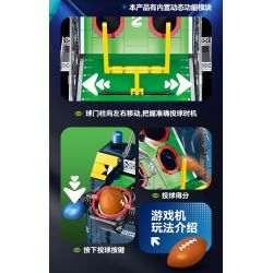 XINZHUAN XZ0011 Pulsegrid Nexus Xếp hình lắp ráp ghép mô hình máy chơi bóng bầu dục