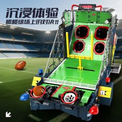 XINZHUAN XZ0011 Pulsegrid Nexus Xếp hình lắp ráp ghép mô hình máy chơi bóng bầu dục