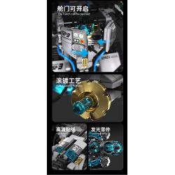 Takuki T1107 Dual Mode Robot Xếp hình lắp ráp ghép mô hình Robot tàu vũ trụ kết hợp hành trình trên mặt đất thám hiểm không gian