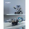 Takuki T1107 Dual Mode Robot Xếp hình lắp ráp ghép mô hình Robot tàu vũ trụ kết hợp hành trình trên mặt đất thám hiểm không gian
