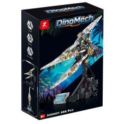 XINZHUAN XZ0007 DinoMech Xếp hình lắp ráp ghép mô hình Hộp sọ thằn lằn cơ khí