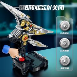 XINZHUAN XZ0007 DinoMech Xếp hình lắp ráp ghép mô hình Hộp sọ thằn lằn cơ khí