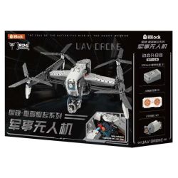 iBlock ib1207 Xếp hình lắp ráp ghép mô hình Linh hồn của đất nước: Sự trỗi dậy của vũ khí hạng nặng: Máy bay không người lái quân sự