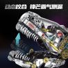 XINZHUAN XZ0005 DinoMech Xếp hình lắp ráp ghép mô hình Hộp sọ Tyrannosaurus cơ khí
