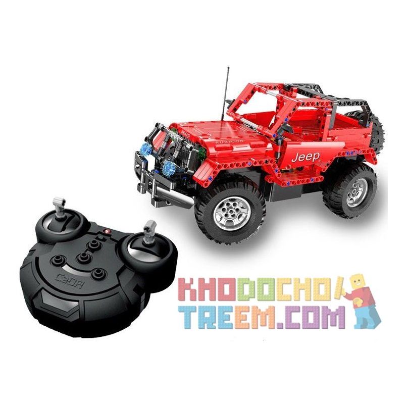 DOUBLEE CADA C51001 51001 non  XE OFF-ROAD bộ đồ chơi xếp lắp ráp ghép mô hình  JEEP WRANGLER / OFF-ROAD WARRIOR Kỹ Thuật Công Nghệ Cao Mô Hình Phương Tiện 531 khối