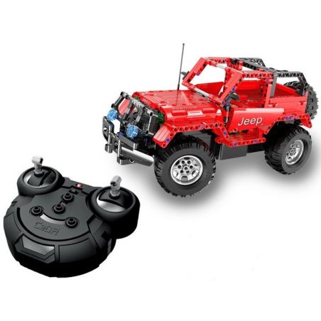 DOUBLEE CADA C51001 51001 non  XE OFF-ROAD bộ đồ chơi xếp lắp ráp ghép mô hình  JEEP WRANGLER / OFF-ROAD WARRIOR Kỹ Thuật Công Nghệ Cao Mô Hình Phương Tiện 531 khối