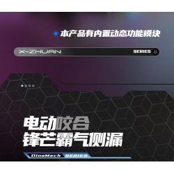 XINZHUAN XZ0006 DinoMech Xếp hình lắp ráp ghép mô hình Hộp sọ cơ học của Triceratops