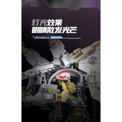 XINZHUAN XZ0006 DinoMech Xếp hình lắp ráp ghép mô hình Hộp sọ cơ học của Triceratops