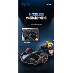 XINZHUAN XZ0001 Xếp hình lắp ráp ghép mô hình Đua xe công thức 1 Red Bull F1