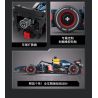 XINZHUAN XZ0001 Xếp hình lắp ráp ghép mô hình Đua xe công thức 1 Red Bull F1