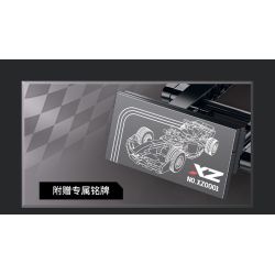 XINZHUAN XZ0001 Xếp hình lắp ráp ghép mô hình Đua xe công thức 1 Red Bull F1