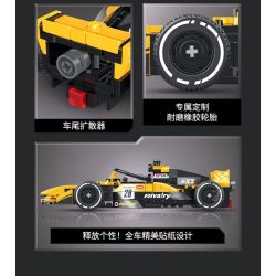 XINZHUAN XZ0002 Xếp hình lắp ráp ghép mô hình Xe công thức 1 McLaren F1